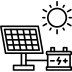 Battery Solution Icon