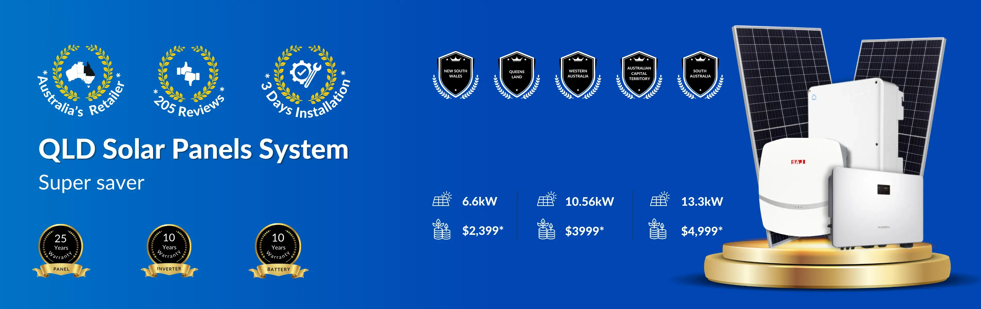 QLD Solar Panel System Banner