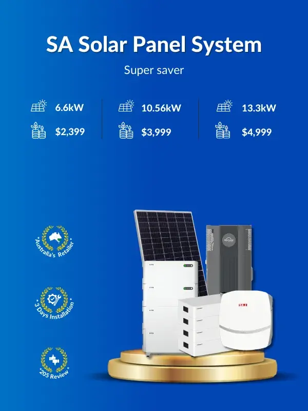 SA Solar Panel System Banner