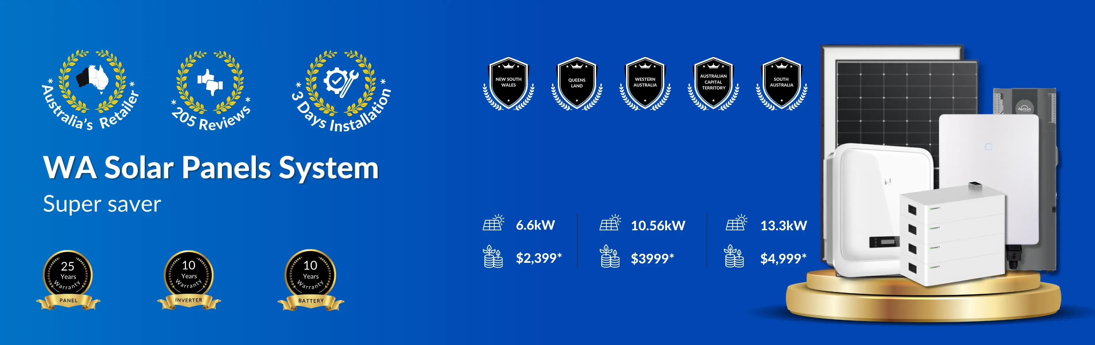 WA Solar Panel System Banner